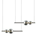 Pendant Light PENDANT LED LIGHT 24W BLACK-SMOKED GLASS – Zambelis