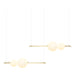 Pendant Light PENDANT LED LIGHT 24W GOLD-OPAL GLASS – Zambelis
