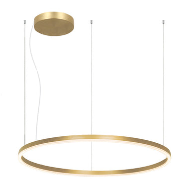 Pendant Light LED PENDANT LIGHT 83W 3000K ALUMINIUM & ACRYLIC GOLD – Zambelis