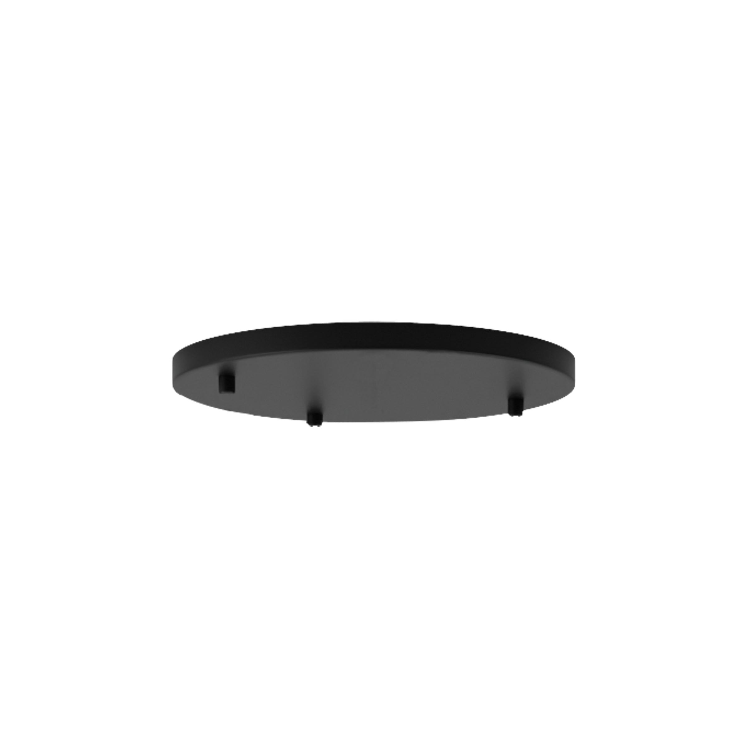 Pendant Light ROUND BASE FOR 3 SINGLE PENDANT LIGHT -BLACK MATT – Zambelis