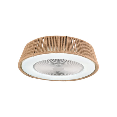 Ceiling Light CEILING FAN, METAL-HEMP ROPE 33W LED – Zambelis