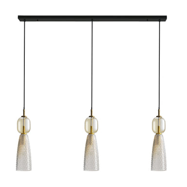 Light Fixture LINE LIGHT 3XE14 MAX 40W GLASS ANTIQUE BRASS – Zambelis