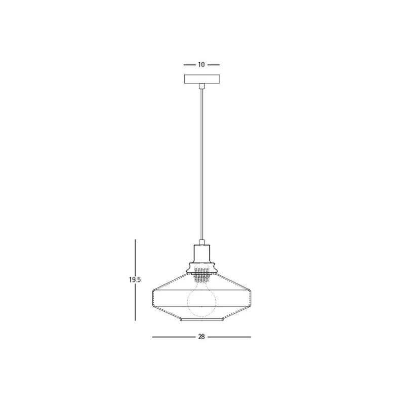 Modern Pendant/Wall Lamp ZAMBELIS