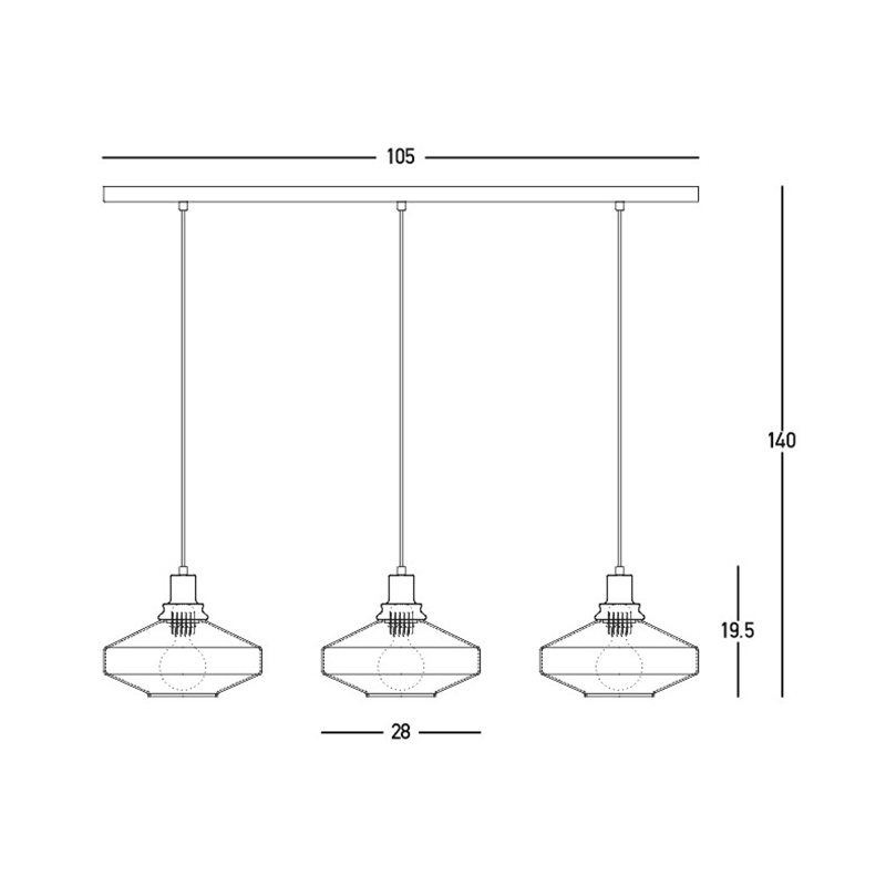 Modern Pendant/Wall Lamp ZAMBELIS