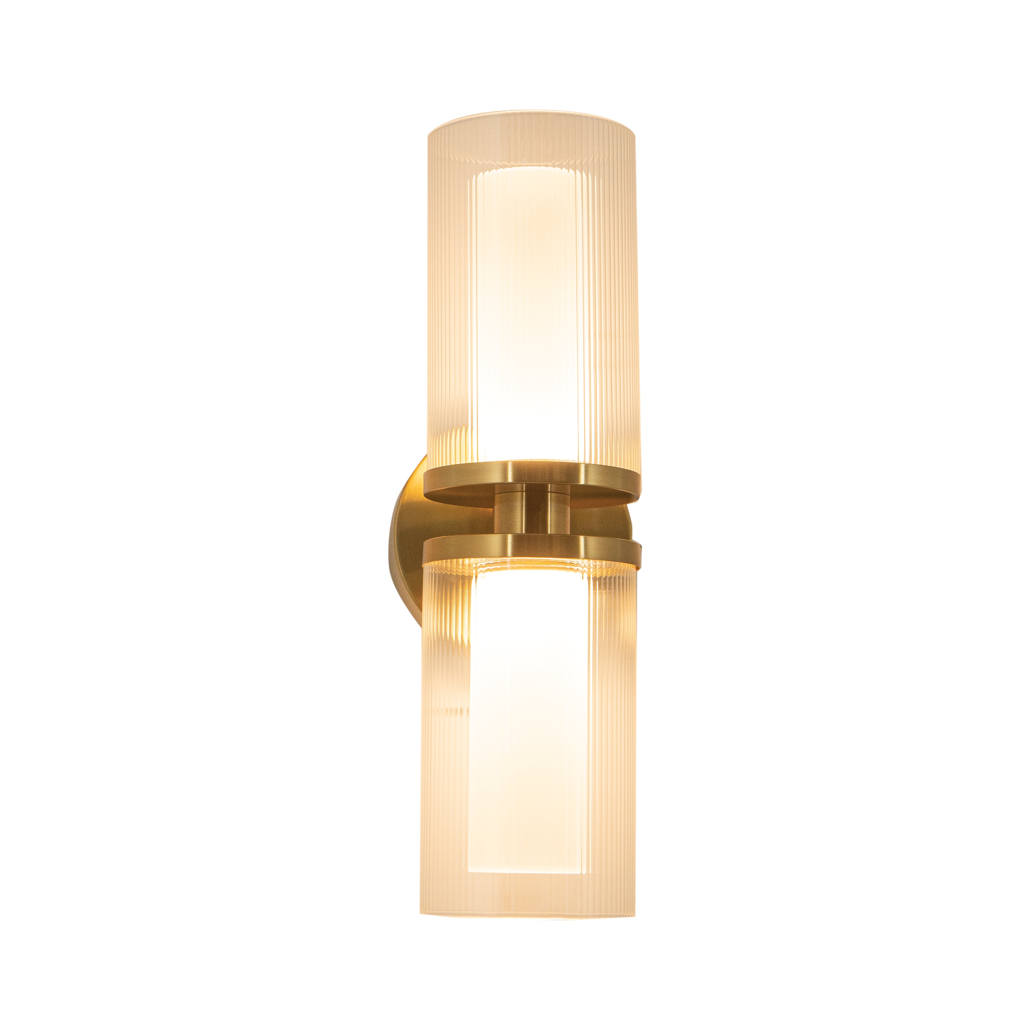 Light Fixture SCONCE LIGHT LED 12W 3000K METAL-GLASS GOLD – Zambelis