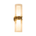 Light Fixture SCONCE LIGHT LED 12W 3000K METAL-GLASS GOLD – Zambelis