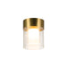 Ceiling Light CEILING LIGHT 9W 3000K METAL-GLASS GOLD – Zambelis