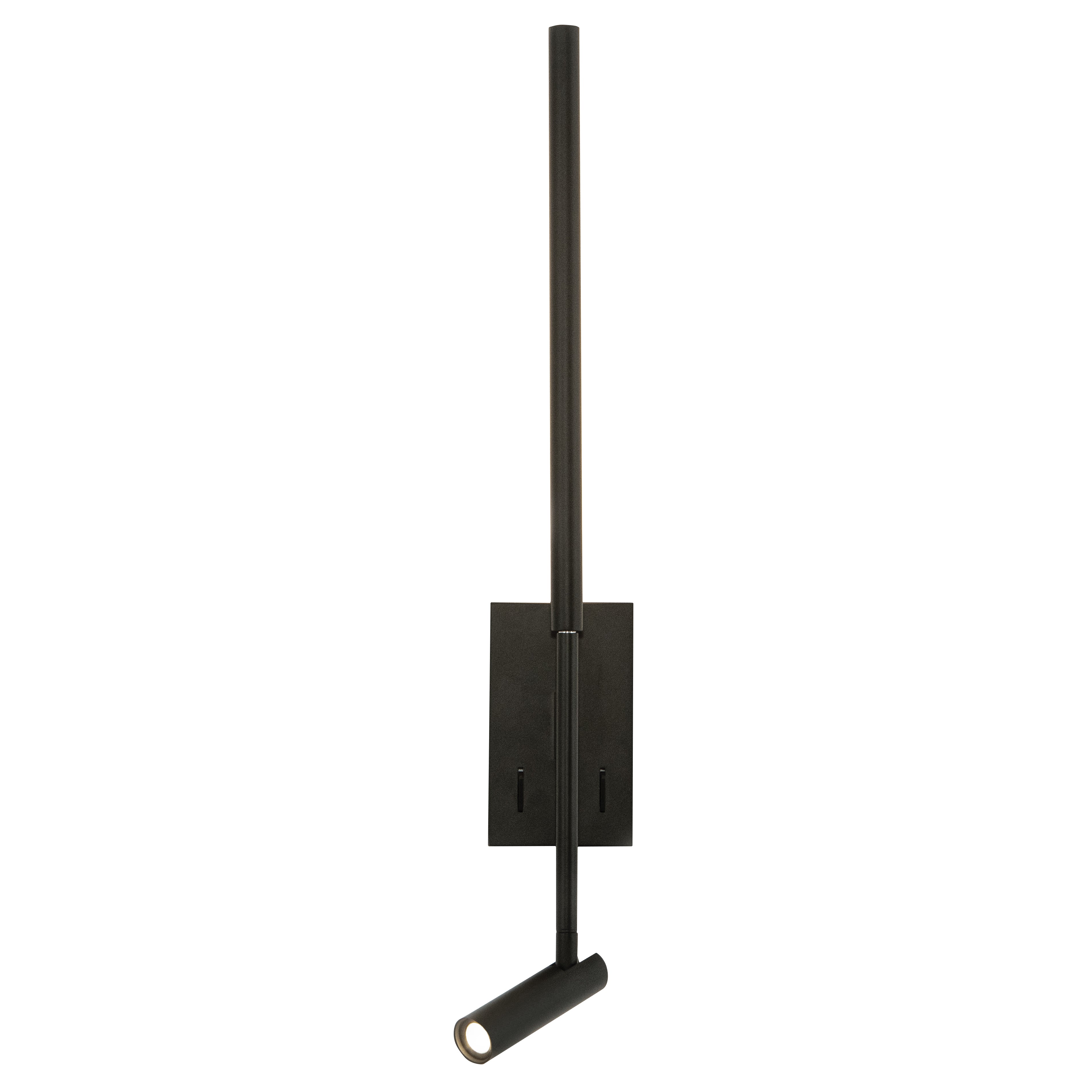 Light Fixture SCONCE LED LIGHT 2.5W+5W 3000K METAL-ALUMINIUM-ACRYLIC BLACK – Zambelis
