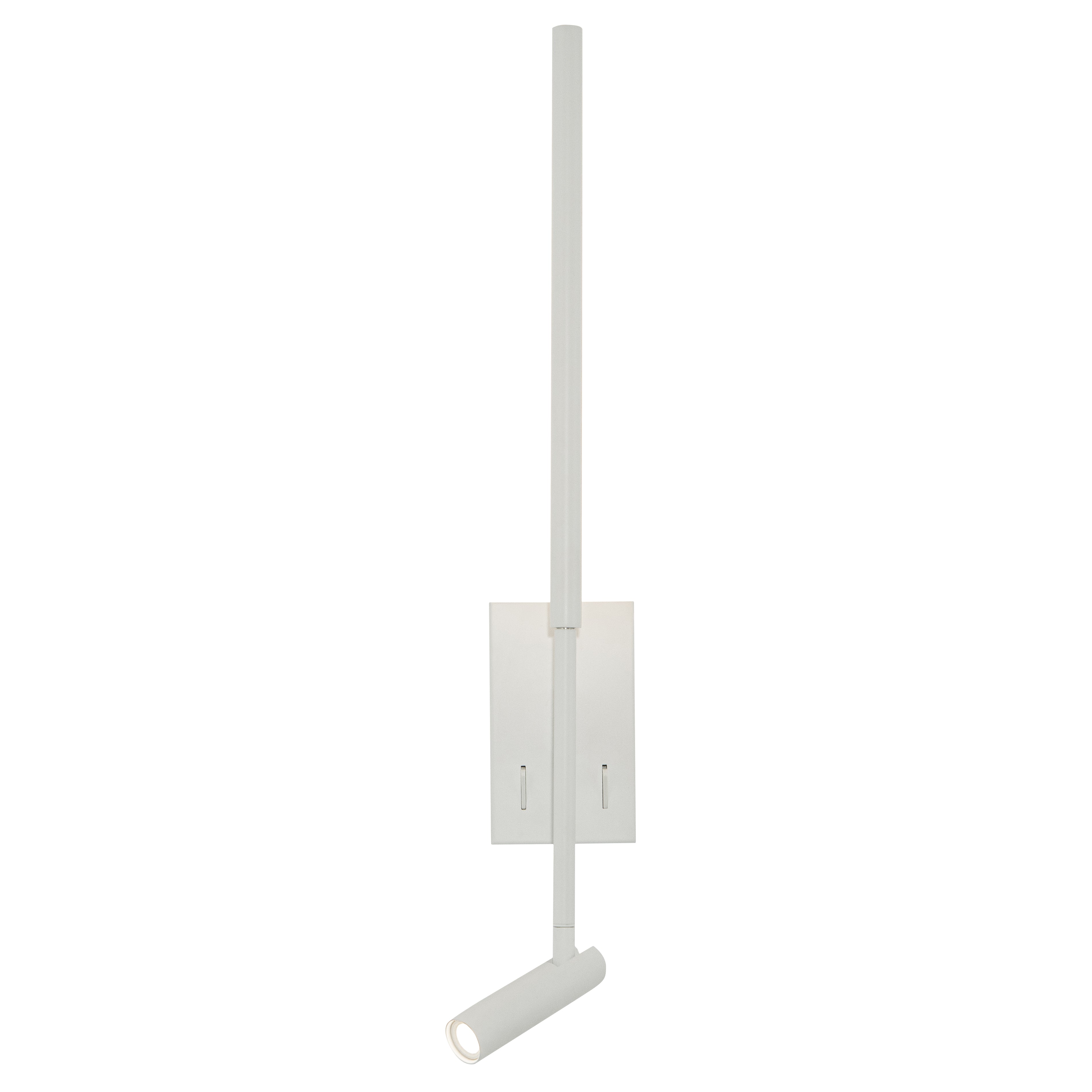 Light Fixture SCONCE LED LIGHT 2.5W+5W 3000K METAL-ALUMINIUM-ACRYLIC WHITE – Zambelis