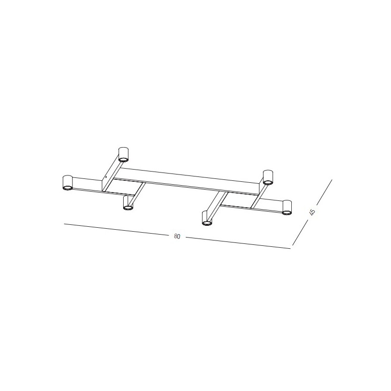 LED Modern Ceiling Lamp ZAMBELIS