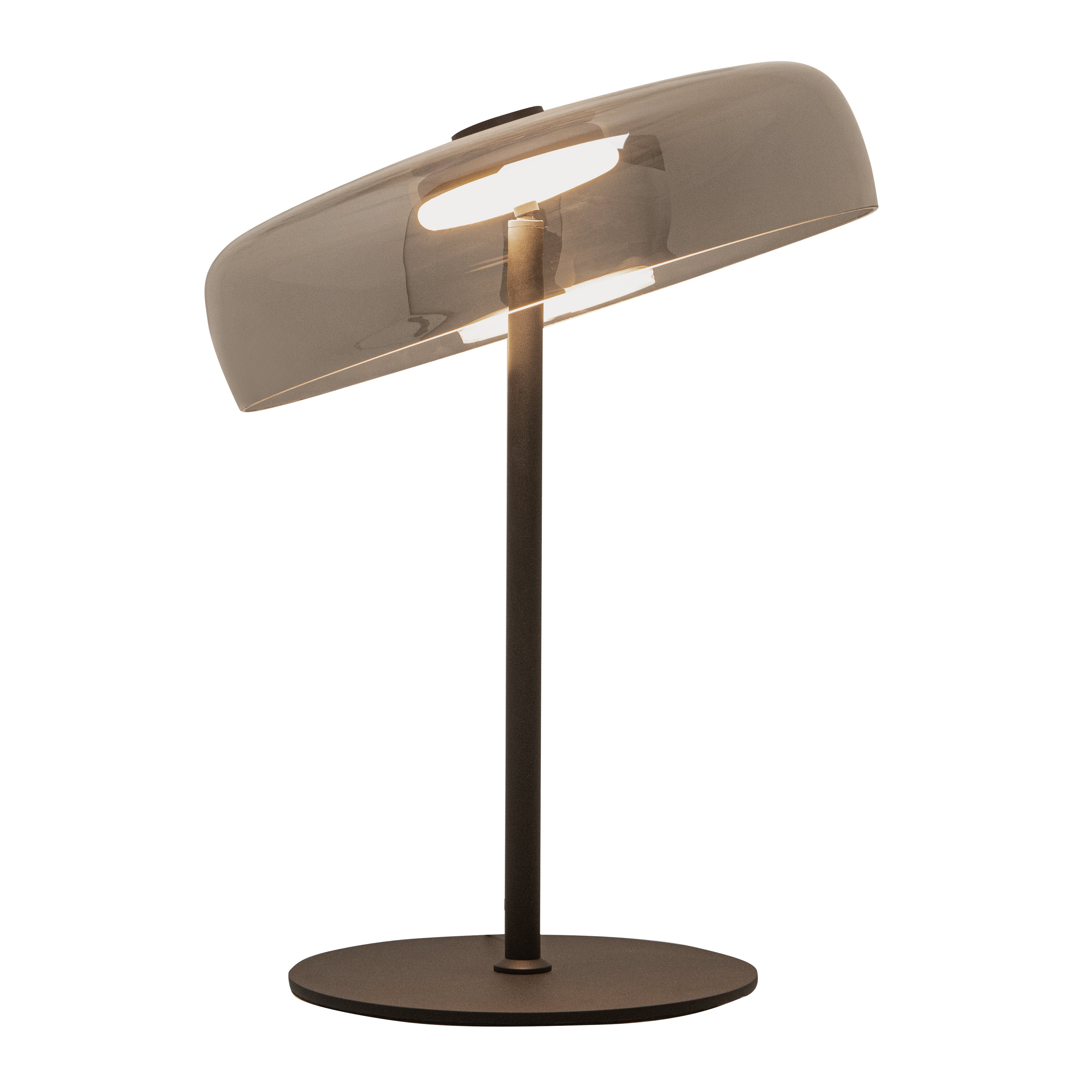 Table Lamp TABLE LED LIGHT 15W METAL-GLASS BLACK – Zambelis