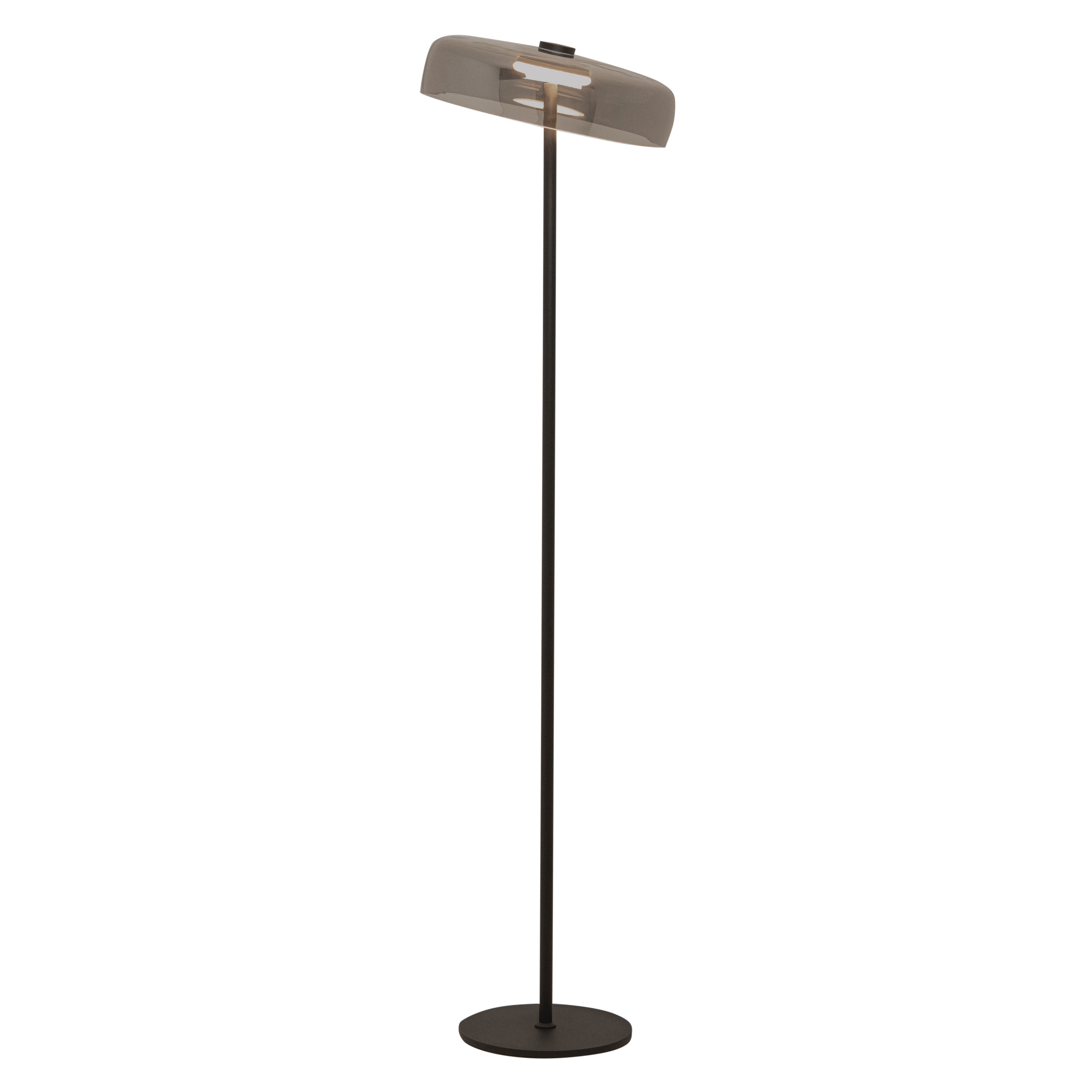 Floor Lamp FLOOR LED LIGHT 15W 3000K METAL-GLASS BLACK – Zambelis