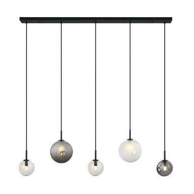 Light Fixture LINE LIGHT 5ΧG9 MAX 5W METAL-GLASS – Zambelis