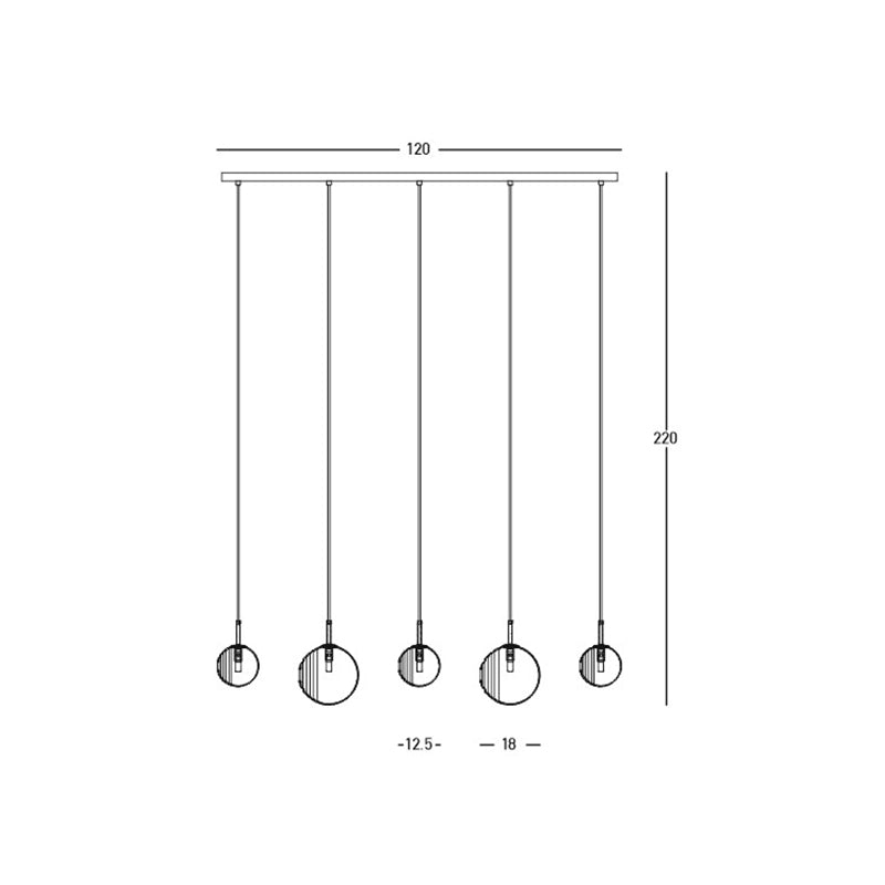 Modern Pendant Lamp ZAMBELIS