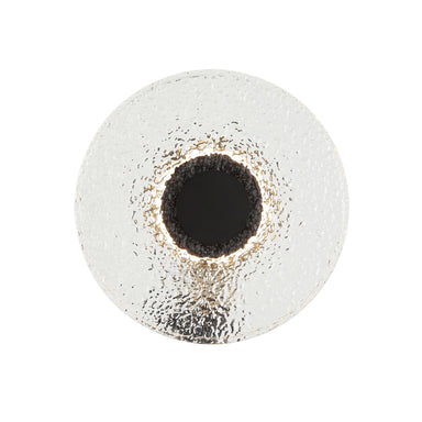 Light Fixture SCONCE LED LIGHT 8W 3000K METAL-GLASS,BLACK-CLEAR GLASS – Zambelis