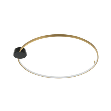 Ceiling Light CEILING LED LIGHT 32W 3000K ALUMINIUM-SILICON,BLACK-GOLD RING – Zambelis