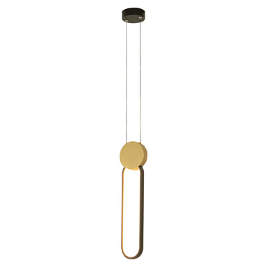 Pendant Light PENDANT LED LIGHT 13W 3000K ALUMINIUM-SILICON,BLACK-GOLD – Zambelis