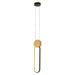Pendant Light PENDANT LED LIGHT 13W 3000K ALUMINIUM-SILICON,BLACK-GOLD – Zambelis