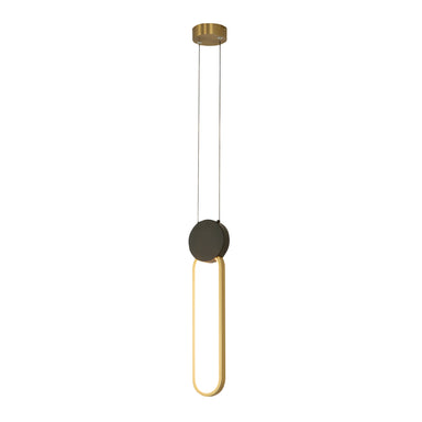 Pendant Light PENDANT LED LIGHT 13W 3000K ALUMINIUM-SILICON,GOLD-BLACK – Zambelis