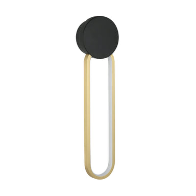 Light Fixture SCONCE LED LIGHT 13W 3000K ALUMINIUM-SILICON BLACK-GOLD – Zambelis