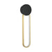 Light Fixture SCONCE LED LIGHT 13W 3000K ALUMINIUM-SILICON BLACK-GOLD – Zambelis