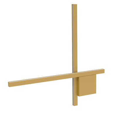Light Fixture SCONCE LED LIGHT 13W 3000K ALUMINIUM-SILICON GOLD – Zambelis
