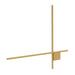 Light Fixture SCONCE LED LIGHT 24W 3000K ALUMINIUM-SILICON GOLD – Zambelis