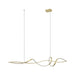 Light Fixture PENDAN LED LIGHT 27W 3000K ALUMINIUM GOLD – Zambelis