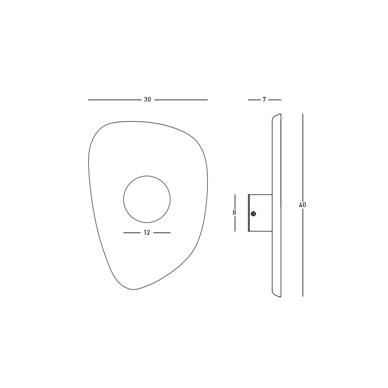 LED Modern  Wall ACOUSTIC Lamp ZAMBELIS