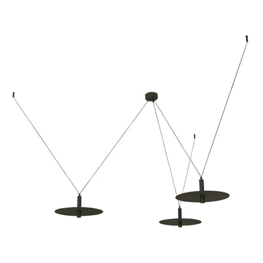 Pendant Light PENDANT LED LIGHT 3X7W 3000K METAL BLACK – Zambelis