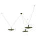 Pendant Light PENDANT LED LIGHT 3X7W 3000K METAL ARMY GREEN – Zambelis