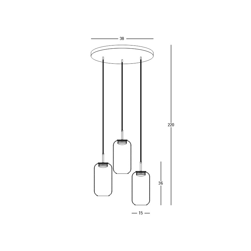 LED Modern Pendant Lamp ZAMBELIS