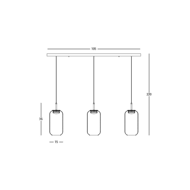 LED Modern Pendant Lamp ZAMBELIS