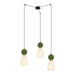 Pendant Light PENDANT 3XE14 MAX 15W GREEN MARBLE - BRASS – Zambelis