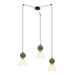 Pendant Light PENDANT 3XE14 MAX 15W GREEN MARBLE - BRASS – Zambelis