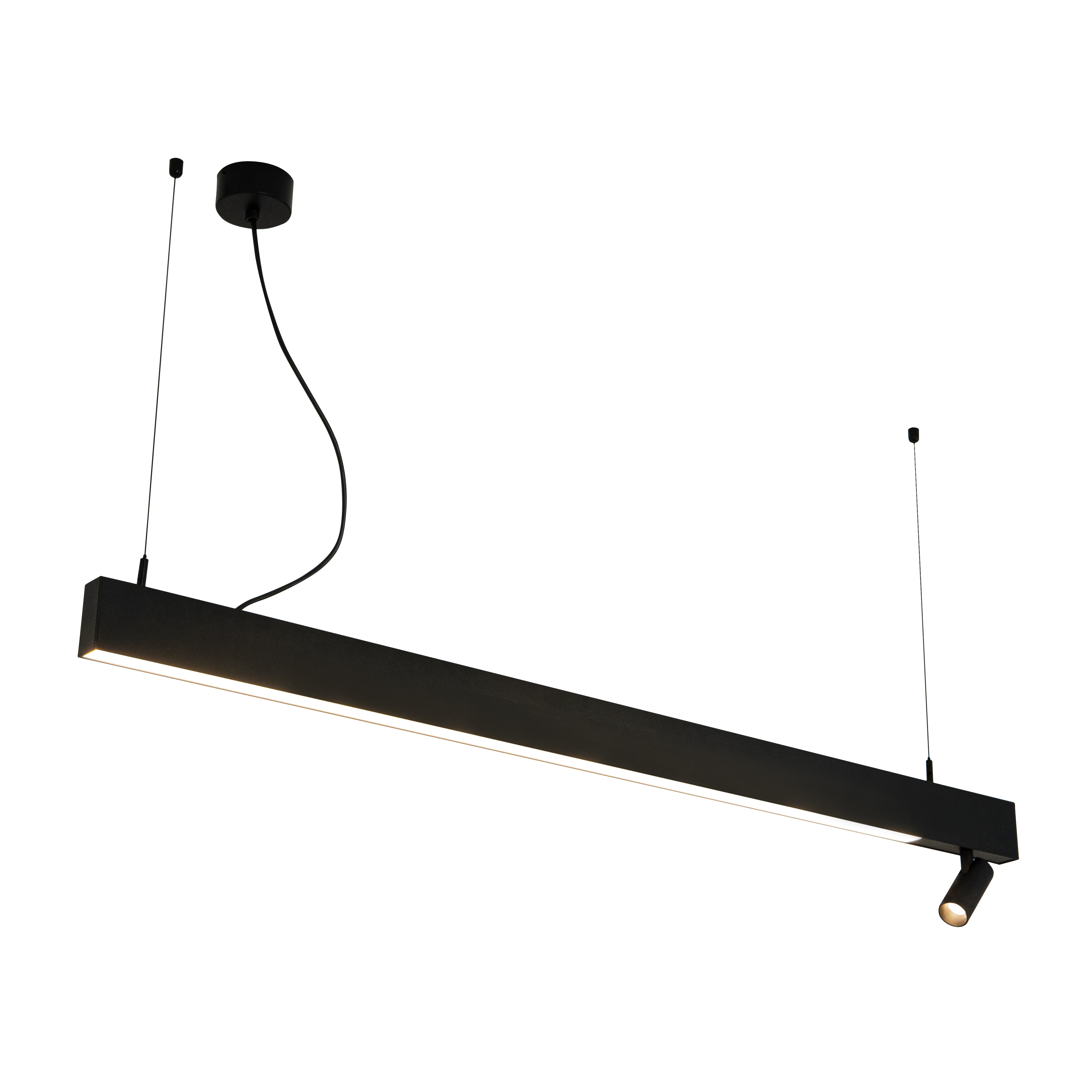 Pendant Light PENDANT LED LIGHT 7W + 32W 3000K BLACK – Zambelis