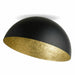 Ceiling Light CEILING LAMP E27 MAX 40W METAL BLACK-GOLDEN LEAF – Zambelis