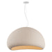 Pendant Light PENDANT LAMP E27 MAX 15W FIBERGLASS D:80 CM – Zambelis