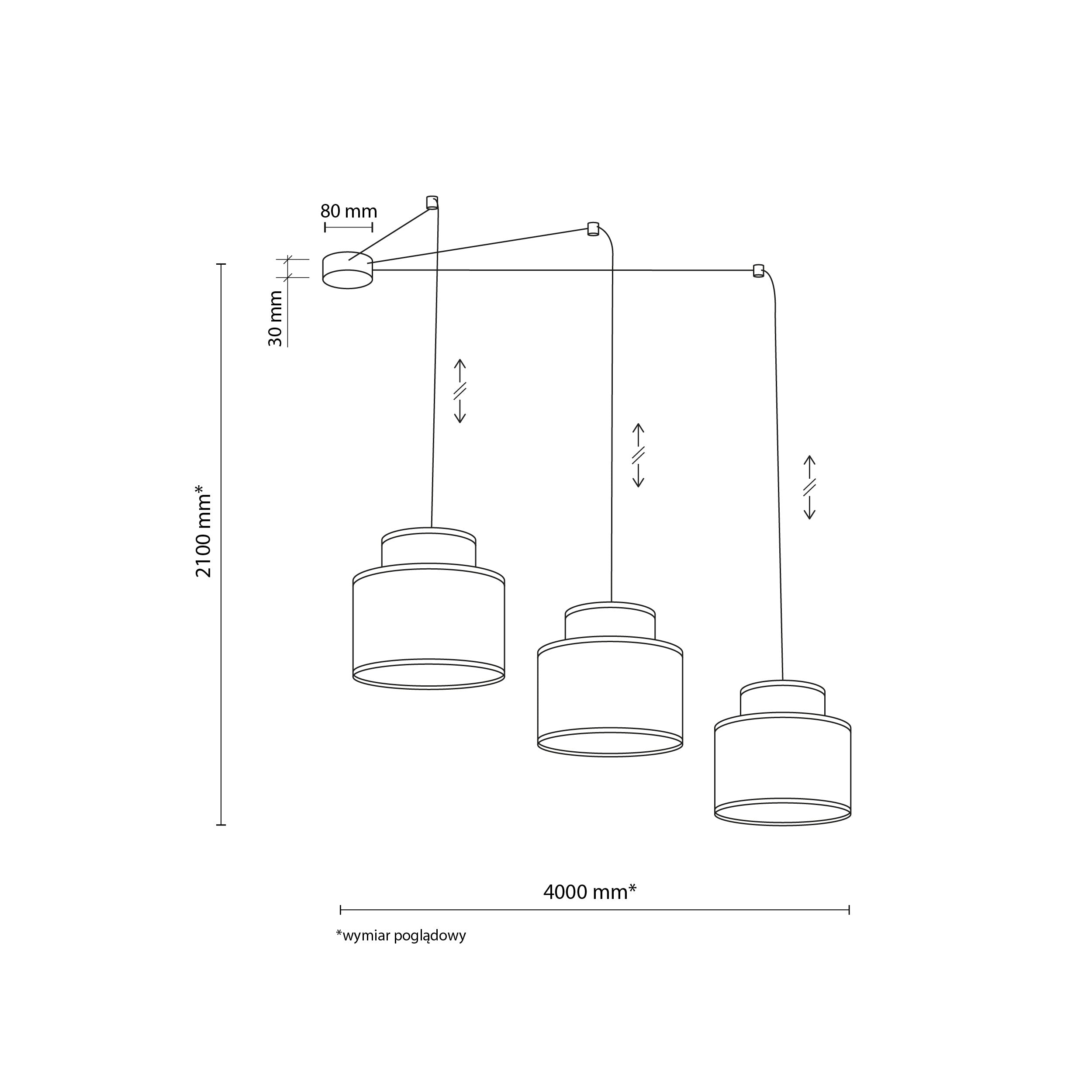 Modern Pendant Lamp DUO WHITE TK LIGHTING