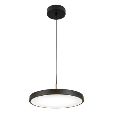 Pendant Light PENDANT LED LIGHT 17W 3000K BLACK MATT - BRUSHED BRASS – Zambelis
