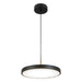 Pendant Light PENDANT LED LIGHT 17W 3000K BLACK MATT - BRUSHED BRASS – Zambelis
