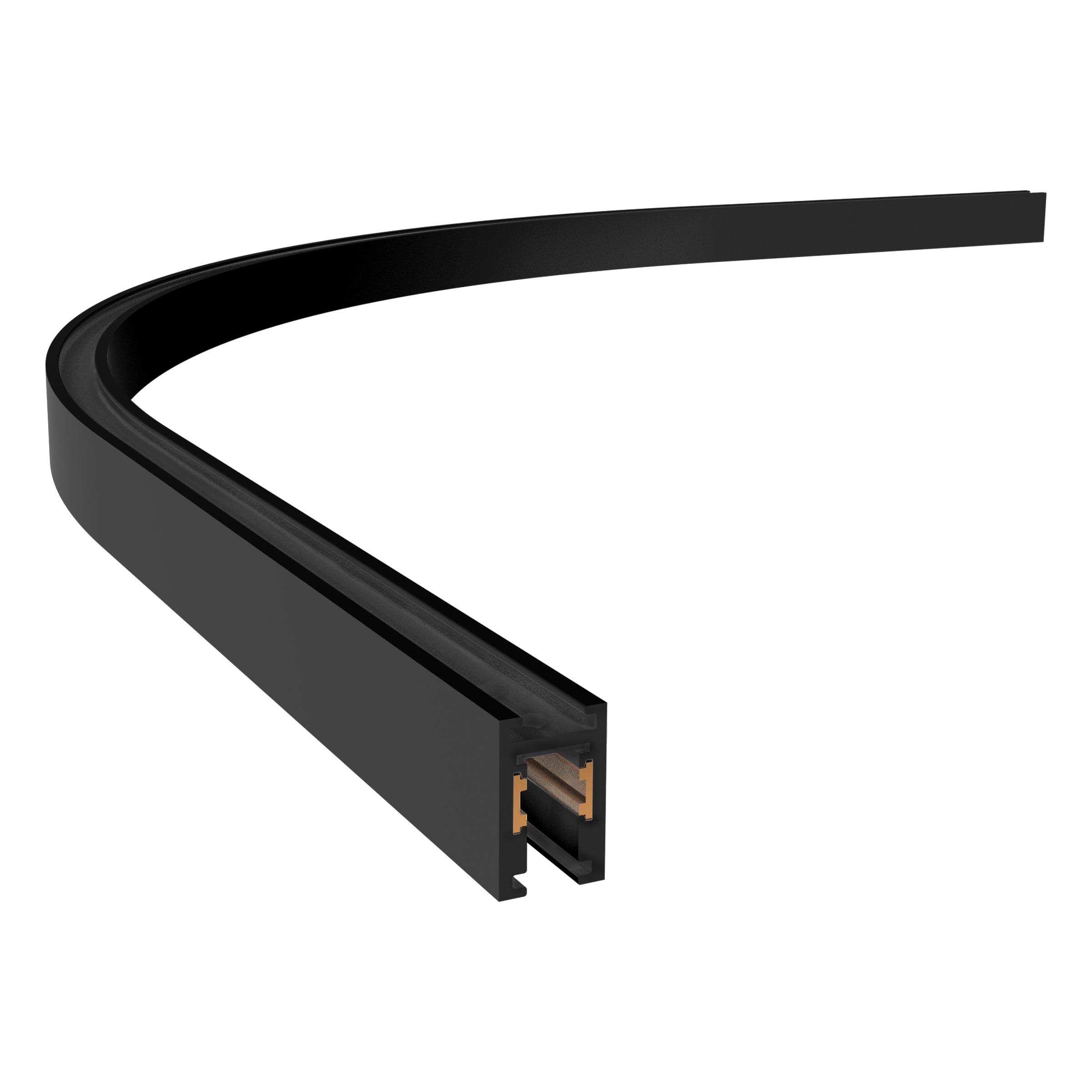 Pendant Light SURFACE - PENDANT 5MM MAGNETIC CURVED TRACK D:600 BLACK ALUMINIUM – Zambelis