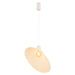 Pendant Light PENDANT LIGHT 1xE27 MAX 15W MULBERRY SILK - METAL WHITE – Zambelis
