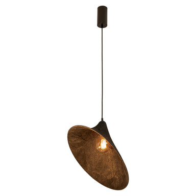 Pendant Light PENDANT LIGHT 1xE27 MAX 15W MULBERRY SILK - METAL BLACK – Zambelis