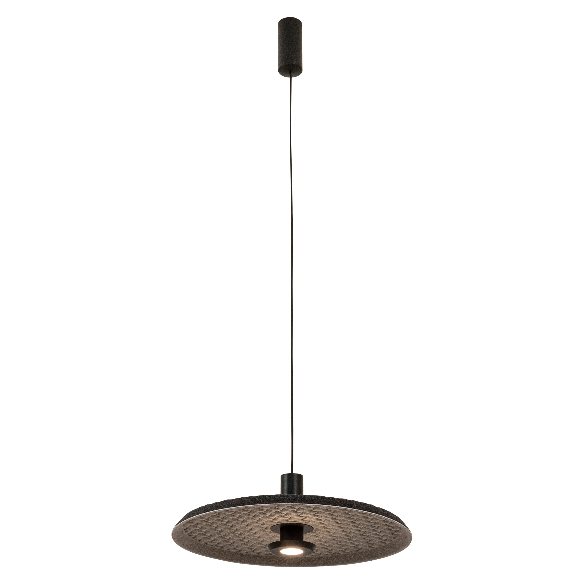 Pendant Light PENDANT LED LIGHT 13W ACOUSTIC LIGHT GREY - BLACK – Zambelis