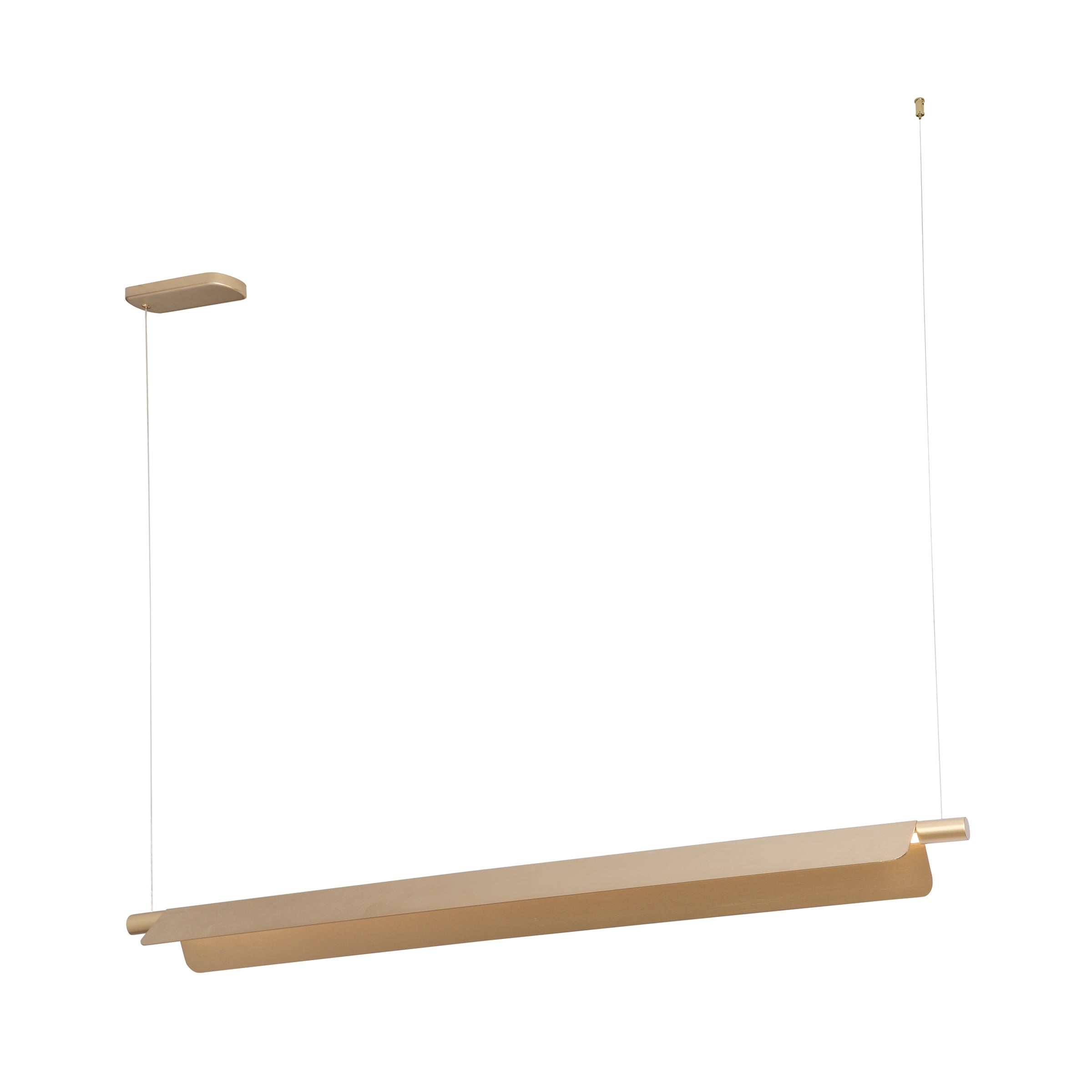 Pendant Light PENDANT LED LIGHT 22W 3000K-4000K-5700K BRUSHED GOLD MOVABLE LIGHT DEFLECTORS – Zambelis