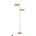 Floor Lamp FLOOR LED LIGHT 12W 3000K BRUSHED GOLD MOVABLE LIGHT DEFLECTORS – Zambelis