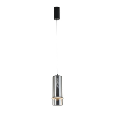 Pendant Light PENDANT LED LIGHT 6W 3000K SANDY BLACK - SMOKED GLASS – Zambelis