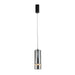 Pendant Light PENDANT LED LIGHT 6W 3000K SANDY BLACK - SMOKED GLASS – Zambelis