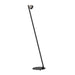 Floor Lamp FLOOR LED LIGHT 7W 3000K SANDY BLACK BASE - BRUSHED NICKEL SHADE 359° MOVABLE – Zambelis